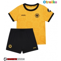 Otroške Nogometnih dresov Wolves Domači 2025-26 Kratki rokavi (+ hlače)